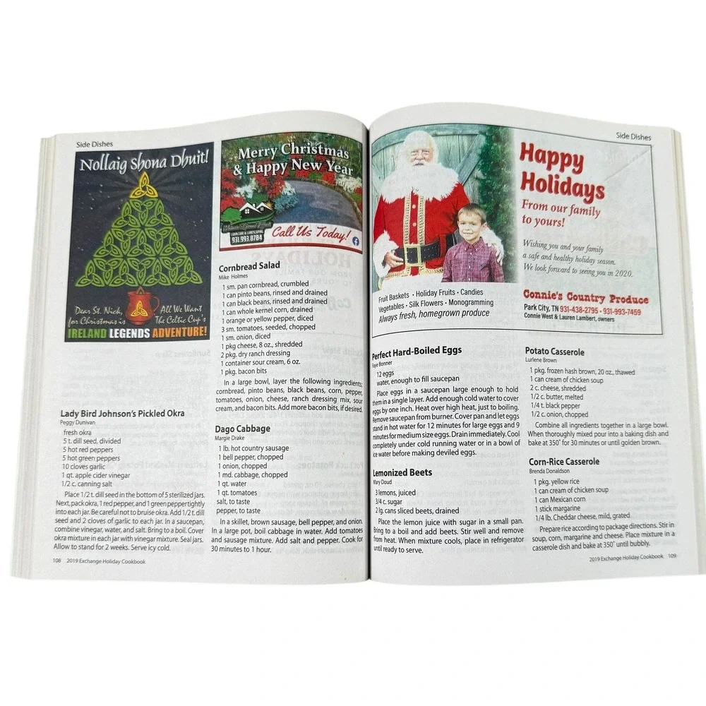 Christmas Holiday Cookbooks Southern Fayetteville‎ Tennessee Appalachian Recipes